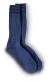 Postal Blue Crew Length Socks with Navy Stripes 3 Pair Pack