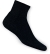 Black Mini Crew Postal Socks