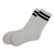 Wrightsock Cushioned DLX, Crew Sock White w/Blue Stripes M-XL