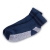 Thorogood Mini Crew Postal Socks Navy w Blue Stripes-3 Pk
